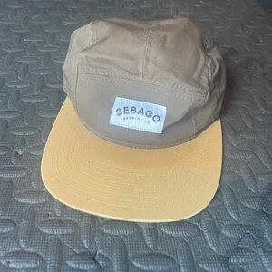 Tan and Yellow Men's Cap